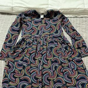 Hanna Andersson Multicolor Swirl Kids Dress